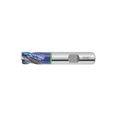 Holex Solid Carbide End Mill, TiXSi Coated, 8 mm 203037 8